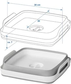 Opvouwbare Wasbak 18L - Met Stop - Afwasbak - Afwasteil - 30x30x20 Cm -Winkel Voor Schoonmaakartikelen 1014x1200 3