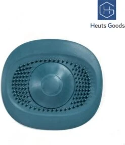 Heuts Goods - Gootsteenzeef - Gootsteenstop - Afvoerzeef - Afvoerstop - Spoelbal - Bad - Douchebak - Keuken - Wasbak - Badkuip - Siliconen - Donkerblauw -Winkel Voor Schoonmaakartikelen 1028x1200