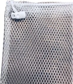 Orange85 Waszak - Groot - XL - 60 X 90 CM - Wit - Treksysteem - Trekbandsluiting - Polyester - Wasnet - Laundry Bag - Voor Kleding -Winkel Voor Schoonmaakartikelen 1043x1200