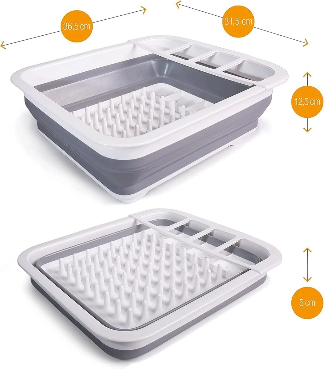 Amazy afdruiprek opvouwbaar & bpa-vrij - afdruiprek voor het drogen van bestek, borden, glazen & flessen - afdruipmat in grijs-wit van kunststof & silicone voor gootsteen, spoelbakken, keuken Amazy Afdruiprek Opvouwbaar & Bpa-vrij - Afdruiprek Voor Het Drogen Van Bestek, Borden, Glazen & Flessen - Afdruipmat In Grijs-wit Van Kunststof & Silicone Voor Gootsteen, Spoelbakken, Keuken -Winkel Voor Schoonmaakartikelen 1054x1200 2