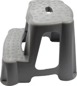 Grijs Kinderkrukje/opstapje Met 2 Treden 35 Cm - Keuken/badkamer Krukjes/opstapjes Voor Kinderen -Winkel Voor Schoonmaakartikelen 1081x1200 5