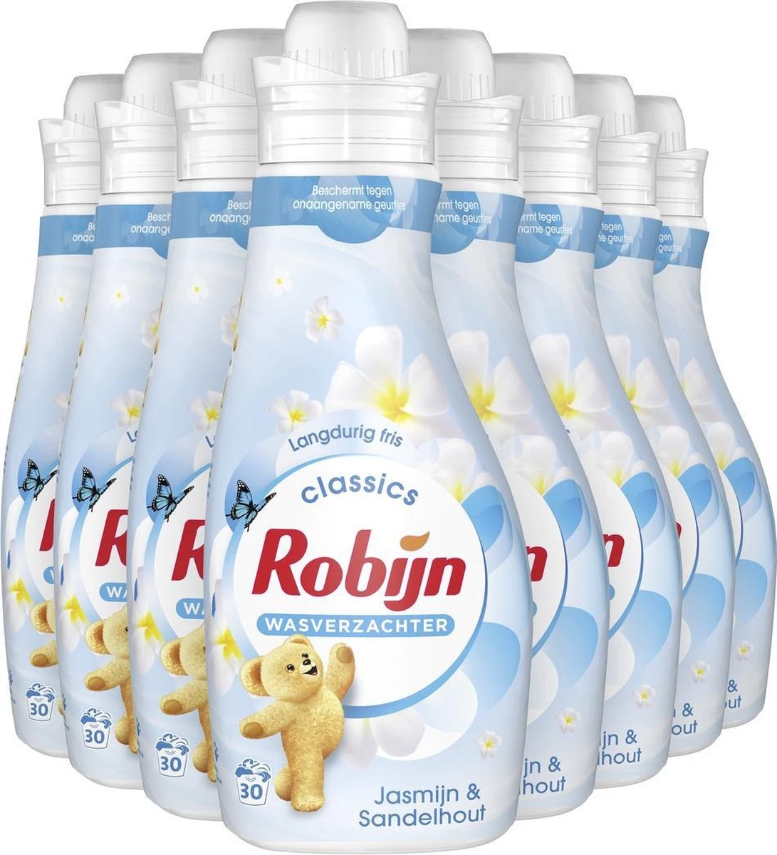 Robijn Jasmijn & Sandelhout Wasverzachter - 8 x 30 wasbeurten- Voordeelverpakking Robijn Jasmijn & Sandelhout Wasverzachter - 8 X 30 Wasbeurten- Voordeelverpakking -Winkel Voor Schoonmaakartikelen 1091x1200 3