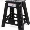 Merkloos Verdikt Kunststof Klapkruk-draagbaar-opvouwbare Kruk-Met Antislip Oppervlak Zwart 29x22cmx45cm -Winkel Voor Schoonmaakartikelen 1109x1200 2