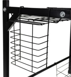 Afdruiprek Droger Zwart Voor Bestek Boven De Gootsteen 65 Cm X 29 Cm X 52 Cm -Winkel Voor Schoonmaakartikelen 1119x1200 4