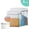 ForDig Wasnet Waszakjes (5 Stuks) Voor Lingerie En Fijne Was - Geschikt Voor Wasmachine - Met Rits - Wit 1 ForDig Wasnet Waszakjes (5 Stuks) Voor Lingerie En Fijne Was - Geschikt Voor Wasmachine - Met Rits - Wit -Winkel Voor Schoonmaakartikelen 1147x1200 1