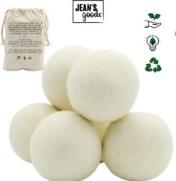 Jean's Goods Drogerballen - Droogballen - Wasdrogerballen - Wasdroger Ballen - Wasbol - Wasbollen - Wasballen - Energiebesparende Producten - Energiebesparend - Duurzaam Cadeau - RWS Wol - Zero Waste - Wasverzachter - Beige - 6 Stuks 7 Jean's Goods Drogerballen - Droogballen - Wasdrogerballen - Wasdroger Ballen - Wasbol - Wasbollen - Wasballen - Energiebesparende Producten - Energiebesparend - Duurzaam Cadeau - RWS Wol - Zero Waste - Wasverzachter - Beige - 6 Stuks -Winkel Voor Schoonmaakartikelen 1167x1200