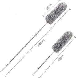 7Style Collection - Microvezel Plumeau Met Uitschuifbare Telescoopsteel Tot 280 CM - Ragebol RVS -Winkel Voor Schoonmaakartikelen 1171x1200 3