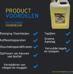 BO Cleaner - Schoonmaak Azijn - 3x 5 Liter - VOORDEEL VERPAKKING - Reiniger - Professioneel - BEST SELLER - Azijn - Tegels- Groene Aanslag - Schoonmaak - 15L -Winkel Voor Schoonmaakartikelen 1178x1200 4