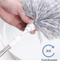 Fain® Plumeau Met Telescoopsteel – Grijs – 80 Tot 280 Cm - Uitschuifbaar – Wasbaar - Flexibel 360° Draaibaar – Duster - Microvezel Ragebol -Winkel Voor Schoonmaakartikelen 1181x1200 7