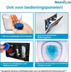 Needum ® Toiletblokjes Voor Inbouwreservoirs – WC-blokjes – Toiletblokken In Een Voordeelverpakking – 30 Stuks 9 Needum ® Toiletblokjes Voor Inbouwreservoirs – WC-blokjes – Toiletblokken In Een Voordeelverpakking – 30 Stuks -Winkel Voor Schoonmaakartikelen 1190x1200 1