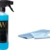 Waxximo COMBIDEAL Glasreiniger Spray + 2 Glasdoeken - Auto Ruiten Reinigen - Ramen Reiniger - Streeploze Ramen - Ruitendoek - Glansdoek -Winkel Voor Schoonmaakartikelen 1200x1013