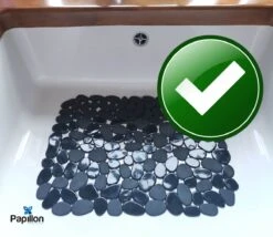 Merkloos Papillon - Gootsteenmat - 40x30 Cm - Kiezels Zwart -Winkel Voor Schoonmaakartikelen 1200x1039 2