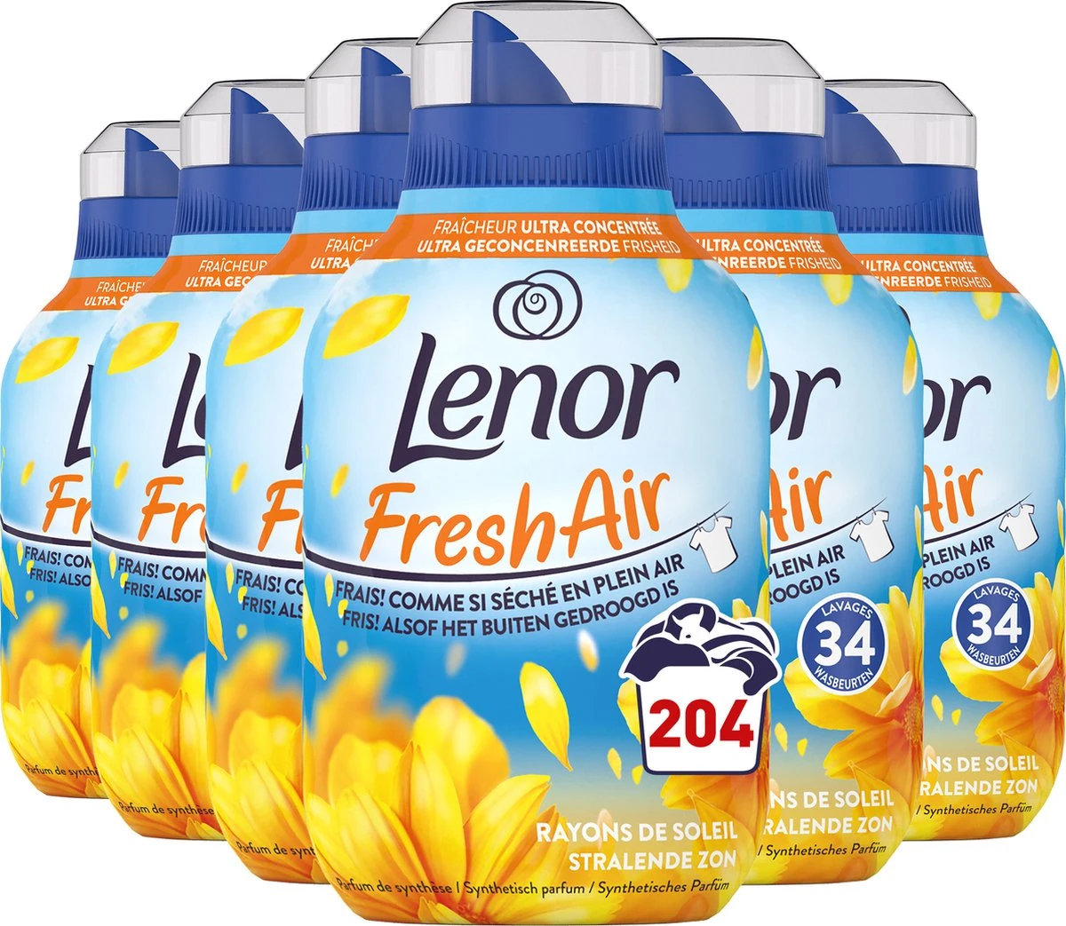 Lenor Fresh Air Zonnestralen - Wasverzachter - 6 x 34 Wasbeurten Voordeelverpakking Lenor Fresh Air Zonnestralen - Wasverzachter - 6 X 34 Wasbeurten Voordeelverpakking -Winkel Voor Schoonmaakartikelen 1200x1043 1
