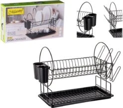 Maestro - Afdruiprek 2 Bestekrekken Wateropvangbak - 50cm 5 Maestro - Afdruiprek 2 Bestekrekken Wateropvangbak - 50cm -Winkel Voor Schoonmaakartikelen 1200x1051 1