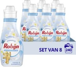 Robijn Jasmijn & Sandelhout Wasverzachter - 8 X 30 Wasbeurten- Voordeelverpakking 13 Robijn Jasmijn & Sandelhout Wasverzachter - 8 X 30 Wasbeurten- Voordeelverpakking -Winkel Voor Schoonmaakartikelen 1200x1053 1