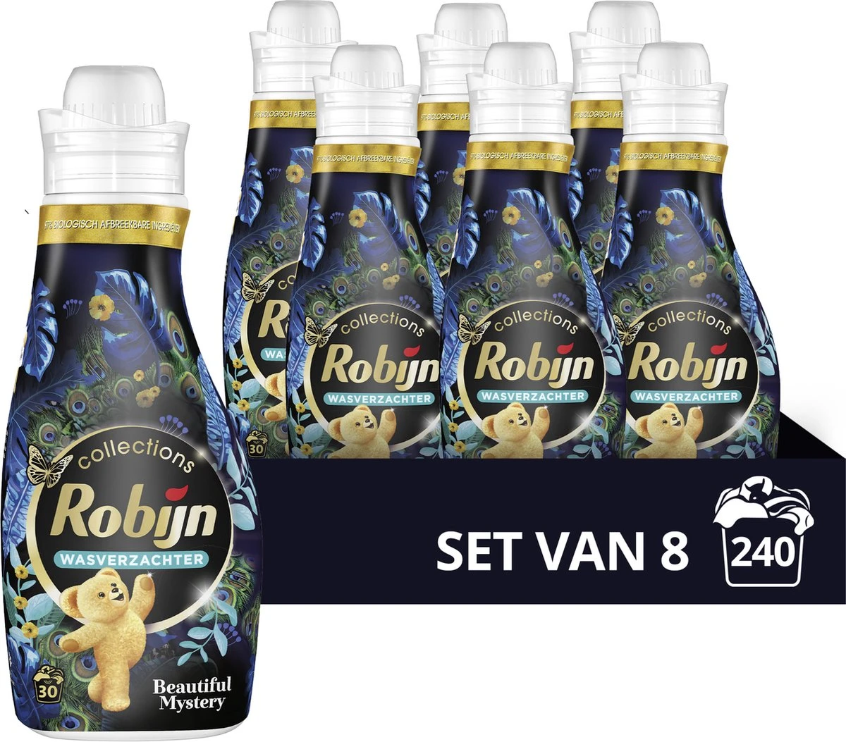 Robijn Collections Beautiful Mystery Wasverzachter - 8 x 30 wasbeurten - Voordeelverpakking Robijn Collections Beautiful Mystery Wasverzachter - 8 X 30 Wasbeurten - Voordeelverpakking -Winkel Voor Schoonmaakartikelen