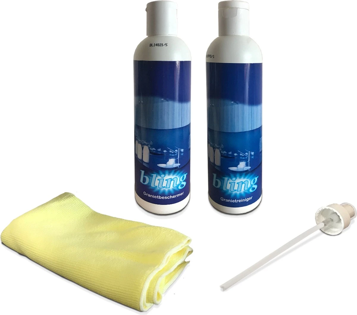 Bling OHSETC onderhoudsset C voor een granieten of natuursteen keukenwerkblad Bling OHSETC Onderhoudsset C Voor Een Granieten Of Natuursteen Keukenwerkblad -Winkel Voor Schoonmaakartikelen