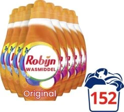 Robijn Klein & Krachtig Color Vloeibaar Wasmiddel - 8 X 19 Wasbeurten - Voordeelverpakking -Winkel Voor Schoonmaakartikelen 1200x1078