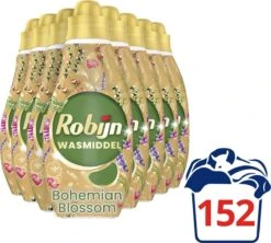Robijn Klein & Krachtig Color Bohemian Blossom Vloeibaar Wasmiddel - 8 X 19 Wasbeurten - Voordeelverpakking -Winkel Voor Schoonmaakartikelen 1200x1080