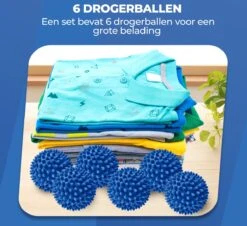 Roegaarden Drogerballen - Wasbollen - 6 Stuks - Siliconen - Sneller Droog - Anti-kreuk -Winkel Voor Schoonmaakartikelen 1200x1100 1