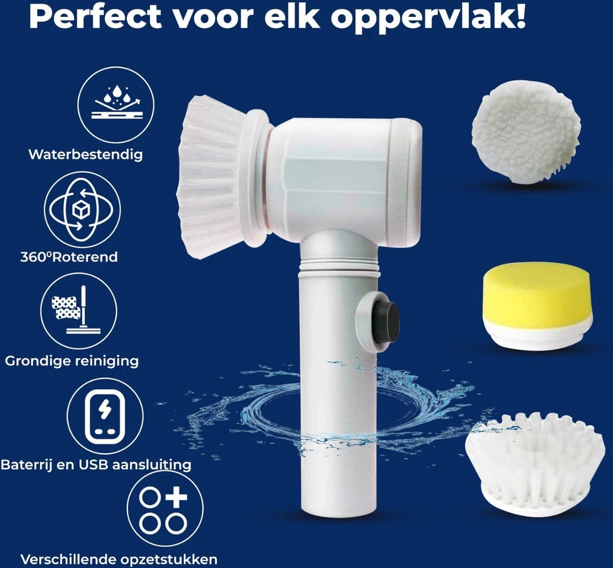 B-care Magic Brush - Elektrische Multifunctionele Schoonmaakborstel - 7 Opzetstukken - Wasborstel - Poetsmachine - Schrobborstel - Handborstel - Werkborstel - Schrobber - Boorborstel - Reinigingsborstel B-care Magic Brush - Elektrische Multifunctionele Schoonmaakborstel - 7 Opzetstukken - Wasborstel - Poetsmachine - Schrobborstel - Handborstel - Werkborstel - Schrobber - Boorborstel - Reinigingsborstel -Winkel Voor Schoonmaakartikelen 1200x1112 3