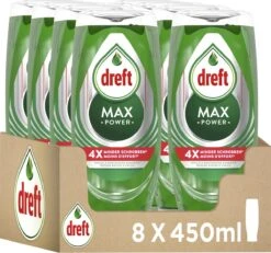 Dreft MaxPower - Vloeibaar Afwasmiddel - Voordeelverpakking 8 X 450 Ml 10 Dreft MaxPower - Vloeibaar Afwasmiddel - Voordeelverpakking 8 X 450 Ml -Winkel Voor Schoonmaakartikelen 1200x1124 6