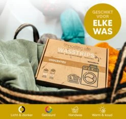 Wasmiddeldoekjes - Ongeparfumeerd Wasstrips 128 Wasbeurten – Wasmiddel Wasdoekjes - Natuurlijke Wasverzachter – Vegan – Zero Waste -Winkel Voor Schoonmaakartikelen 1200x1131