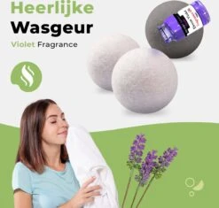 Drogerballen Met Wasparfum - Droogballen - Set Van 6 XL Ballen - Wasdroger Ballen Wol - 100% Nieuw-Zeelands Schapenwol - Wasballen -Winkel Voor Schoonmaakartikelen 1200x1142