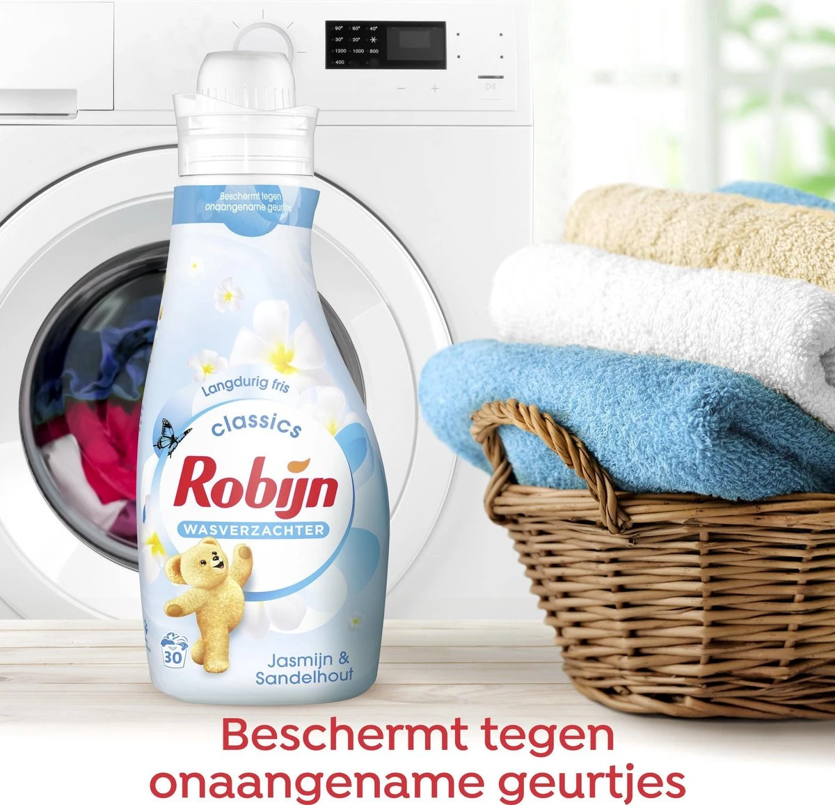 Robijn Jasmijn & Sandelhout Wasverzachter - 8 x 30 wasbeurten- Voordeelverpakking Robijn Jasmijn & Sandelhout Wasverzachter - 8 X 30 Wasbeurten- Voordeelverpakking -Winkel Voor Schoonmaakartikelen