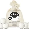 Merkloos Drogerballen Wol XL 6 Stuks - Duurzaam - Wasverzachter - Drogerbollen - Wasdrogerballen - Wasbollen -Winkel Voor Schoonmaakartikelen 1200x1175