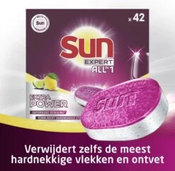 SUN® Sun Tabs Extra Power Citroen - Vaatwastabletten - 6 X 42ST -Winkel Voor Schoonmaakartikelen 1200x1178 3