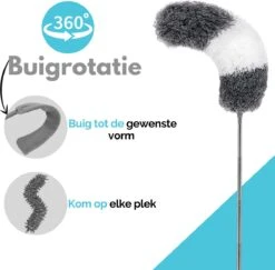 VAIVE Plumeau Uitschuifbaar - Stoffer - Duster - Ragebol Met Telescoopsteel -Winkel Voor Schoonmaakartikelen 1200x1179 6