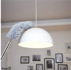 Fain® Plumeau Met Telescoopsteel – Grijs – 80 Tot 280 Cm - Uitschuifbaar – Wasbaar - Flexibel 360° Draaibaar – Duster - Microvezel Ragebol -Winkel Voor Schoonmaakartikelen 1200x1186 4