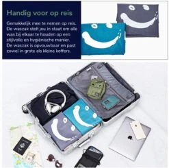 Wonair - Grote Waszak - 60x90cm - Hemelsblauw - Met Trekkoord En Draagband -Winkel Voor Schoonmaakartikelen 1200x1189 1