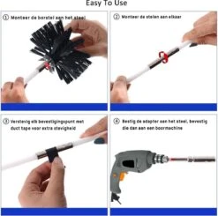 Kibani Schoorsteenborstel 7 Meter - Schoorsteenreiniger - Schoorsteenveger - Schoorsteenveegset - Schoorsteen Borstel - Veegkit - Borstelset Voor Boormachine - Boormachine 5 Kibani Schoorsteenborstel 7 Meter - Schoorsteenreiniger - Schoorsteenveger - Schoorsteenveegset - Schoorsteen Borstel - Veegkit - Borstelset Voor Boormachine - Boormachine -Winkel Voor Schoonmaakartikelen 1200x1189 10