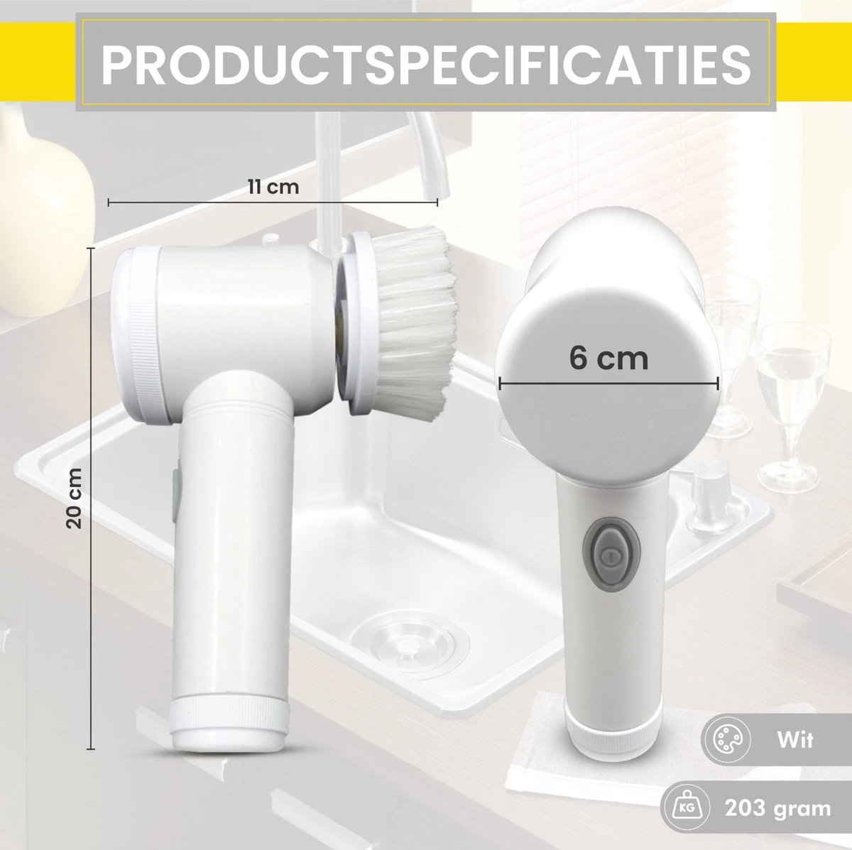 Lenga Elektrische schoonmaakborstel - 5 in 1 borstel - Oplaadbaar - Wasborstel - Schoonmaakmiddelen - Schrobborstels Lenga Elektrische Schoonmaakborstel - 5 In 1 Borstel - Oplaadbaar - Wasborstel - Schoonmaakmiddelen - Schrobborstels -Winkel Voor Schoonmaakartikelen 1200x1197 22