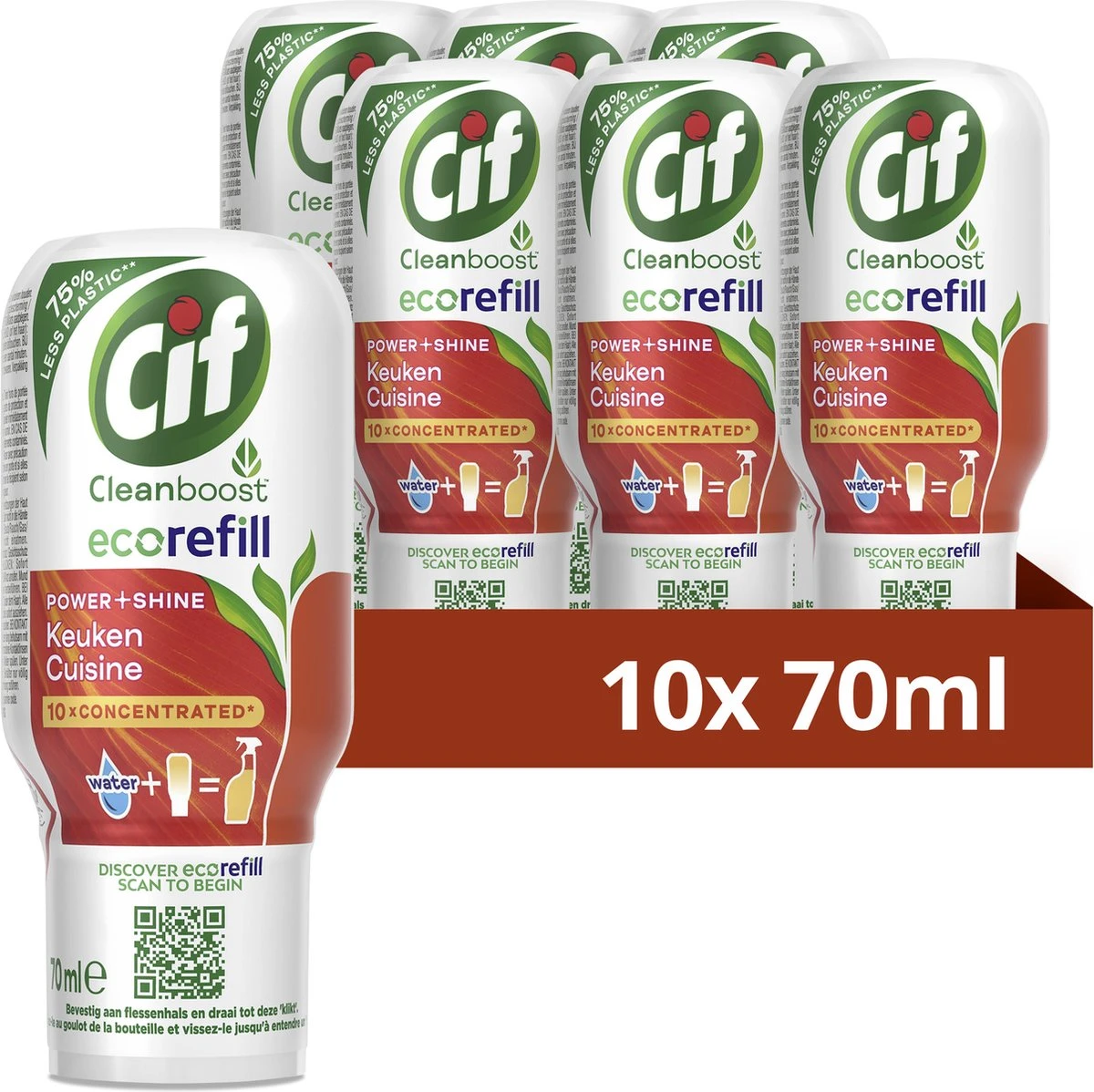 Cif CleanBoost Power & Shine Keuken Ecorefill Capsules - 10 x 70 ml - Voordeelverpakking Cif CleanBoost Power & Shine Keuken Ecorefill Capsules - 10 X 70 Ml - Voordeelverpakking -Winkel Voor Schoonmaakartikelen 1200x1198 16