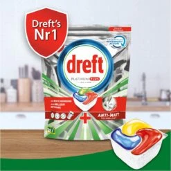 Dreft Platinum Plus All In One Vaatwastabletten Deep Clean 38 Stuks -Winkel Voor Schoonmaakartikelen 1200x1198 33