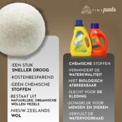 Merkloos Droger Ballen XL 6 Stuks Inclusief Lavendelolie – Zero Waste Dryer Balls - Duurzaam – Wasverzachter – Herbruikbare Drogerballen – Droogt De Was Sneller – Tiny Panda 7 Merkloos Droger Ballen XL 6 Stuks Inclusief Lavendelolie – Zero Waste Dryer Balls - Duurzaam – Wasverzachter – Herbruikbare Drogerballen – Droogt De Was Sneller – Tiny Panda -Winkel Voor Schoonmaakartikelen 1200x1199 13