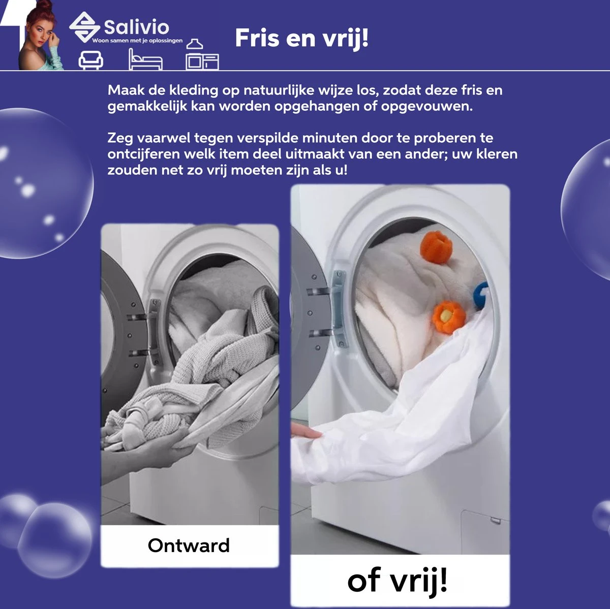 Salivio Laundryballs - 8x Wasbol Set - Huisdieren Haar Verwijderen - Wasbollen - Drogerballen - Energiebesparend - Wasverzachter - Milieuvriendelijk Wassen Salivio Laundryballs - 8x Wasbol Set - Huisdieren Haar Verwijderen - Wasbollen - Drogerballen - Energiebesparend - Wasverzachter - Milieuvriendelijk Wassen -Winkel Voor Schoonmaakartikelen 1200x1199 19