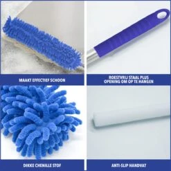 Telescopische Plumeau – Uitschuifbaar – Microvezel – Set Van 3 Opzetstukken – Stoffer – Ragebol -Winkel Voor Schoonmaakartikelen 1200x1199 28