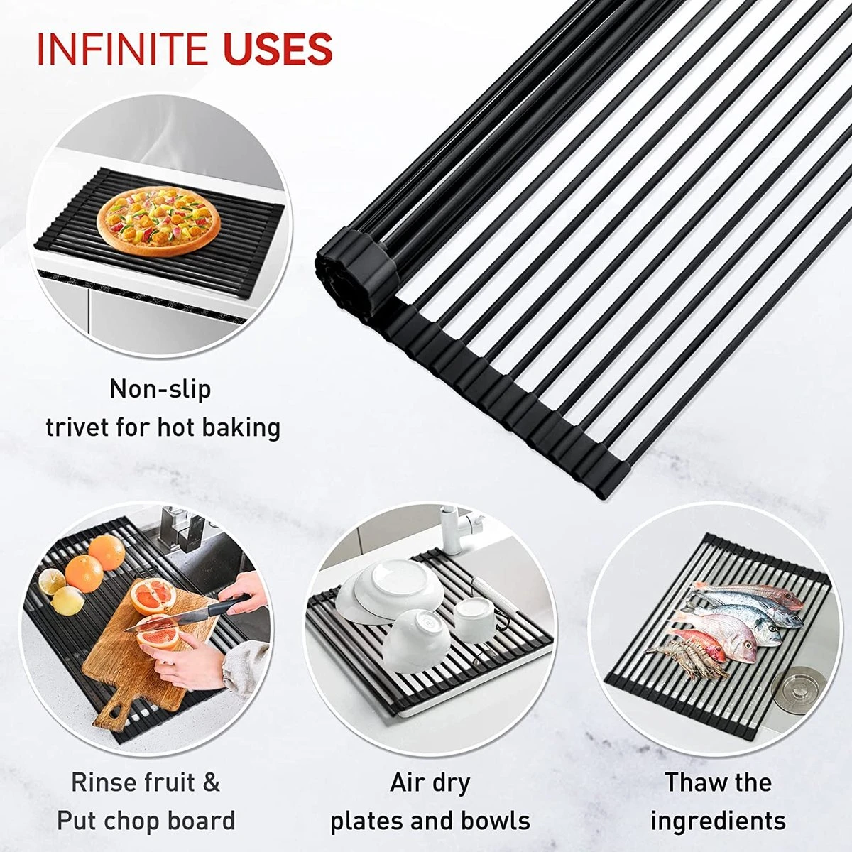 BOTC Afdruiprek - verstelbaar - Afdruipmat voor afwas - Pannenonderzetter - Opvouwbaar BOTC Afdruiprek - Verstelbaar - Afdruipmat Voor Afwas - Pannenonderzetter - Opvouwbaar -Winkel Voor Schoonmaakartikelen 1200x1200 1459