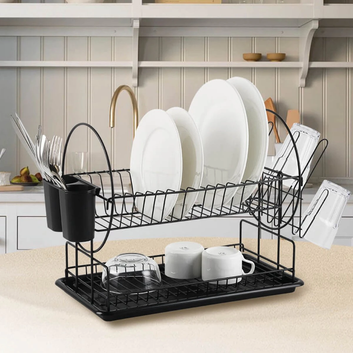 Maestro - Afdruiprek 2 bestekrekken Wateropvangbak - 50cm Maestro - Afdruiprek 2 Bestekrekken Wateropvangbak - 50cm -Winkel Voor Schoonmaakartikelen 1200x1200 1475