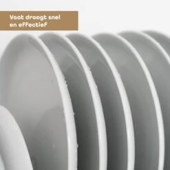 Baulk® - Afdruiprek - Afdruiprek Met Lekbak - Afwas - Droogrek Afwas - RVS - Bestekbak - Modern -Winkel Voor Schoonmaakartikelen 1200x1200 1528