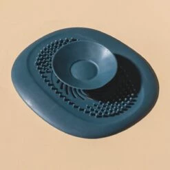 Heuts Goods - Gootsteenzeef - Gootsteenstop - Afvoerzeef - Afvoerstop - Spoelbal - Bad - Douchebak - Keuken - Wasbak - Badkuip - Siliconen - Donkerblauw -Winkel Voor Schoonmaakartikelen 1200x1200 1536