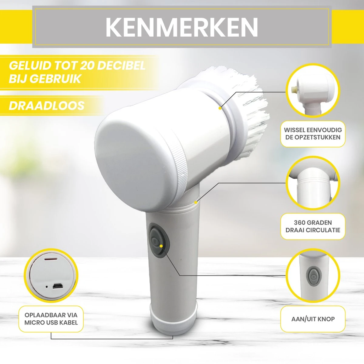 Lenga Elektrische schoonmaakborstel - 5 in 1 borstel - Oplaadbaar - Wasborstel - Schoonmaakmiddelen - Schrobborstels Lenga Elektrische Schoonmaakborstel - 5 In 1 Borstel - Oplaadbaar - Wasborstel - Schoonmaakmiddelen - Schrobborstels -Winkel Voor Schoonmaakartikelen 1200x1200 1593