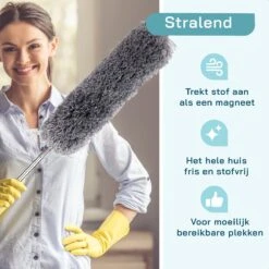 ForDig Telescopische Plumeau Microvezel - Duster Met Telescoopsteel Uitschuifbaar Tot 250 Cm - Wasbaar - 360 Graden Draaibaar -Winkel Voor Schoonmaakartikelen 1200x1200 1619
