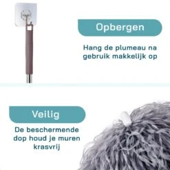 ForDig Telescopische Plumeau Microvezel - Duster Met Telescoopsteel Uitschuifbaar Tot 250 Cm - Wasbaar - 360 Graden Draaibaar -Winkel Voor Schoonmaakartikelen 1200x1200 1620