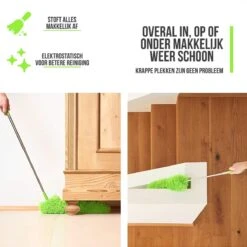 Strex Telescopische Plumeau Met Telescoopsteel - 60 Tot 140 Cm - Uitschuifbaar - Wasbaar - Flexibel 360° Draaibaar - Microvezel Ragebol -Winkel Voor Schoonmaakartikelen 1200x1200 1664