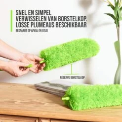Strex Telescopische Plumeau Met Telescoopsteel - 60 Tot 140 Cm - Uitschuifbaar - Wasbaar - Flexibel 360° Draaibaar - Microvezel Ragebol -Winkel Voor Schoonmaakartikelen 1200x1200 1665